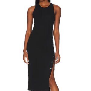 Steve Madden Sarah Midi Dress - Black